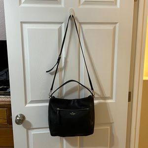 Authentic Black Kate Spade Crossbody Hobo Bag